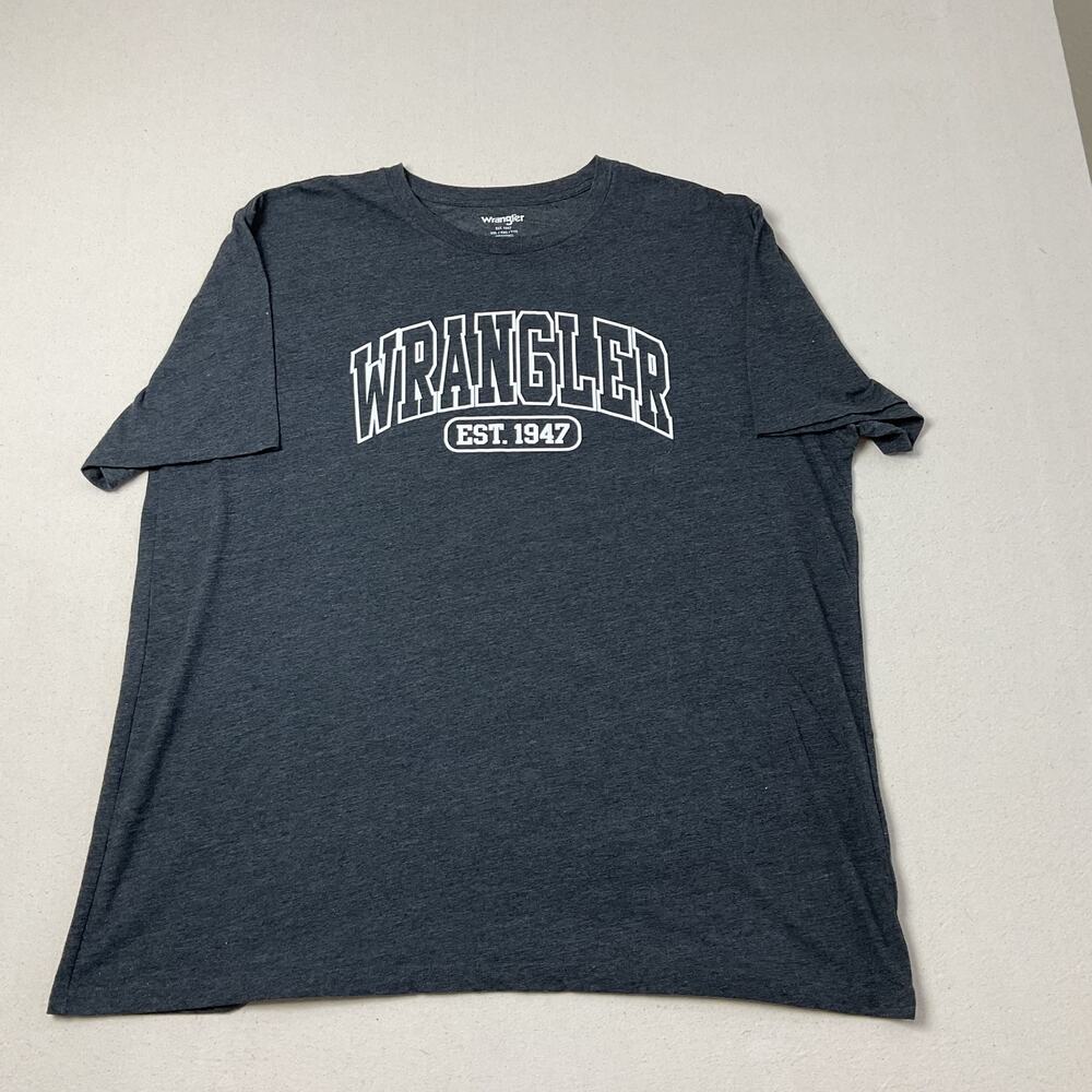 Wrangler Gray Short Sleeve T Shirt Adult XXL